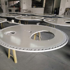 风电回转支承法兰喷锌生产线 自动喷锌电弧喷涂设备